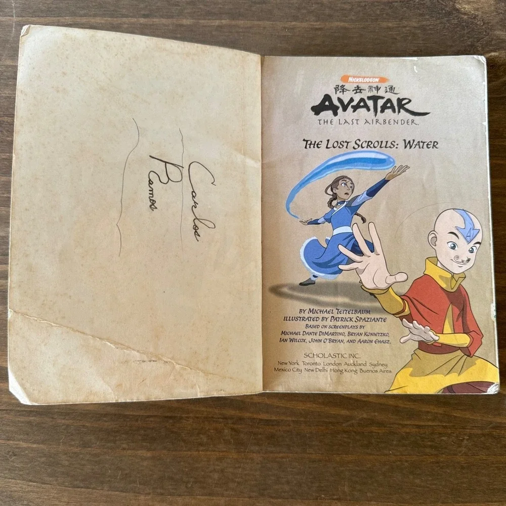 Avatar‎ The Last Airbender The Lost Scrolls Water 2007